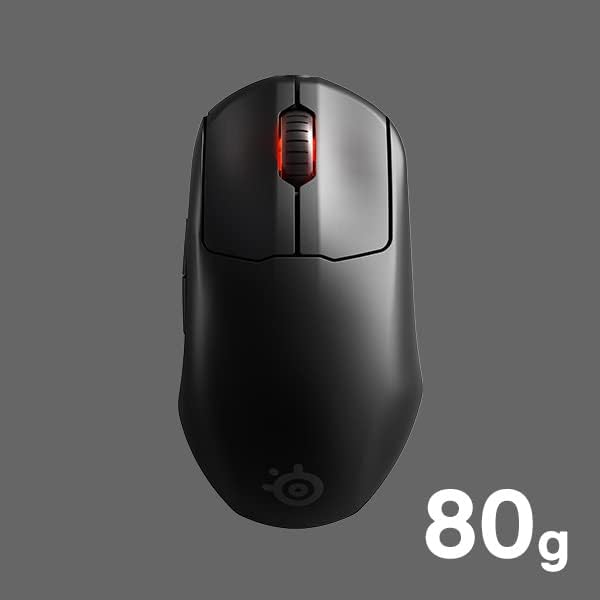 SteelSeries Prime Wireless - Esports Performance Wireless Gaming Mouse – 100 Hour Battery – 18,000 CPI TrueMove Air Optical Sensor – Magnetic Optical Switches